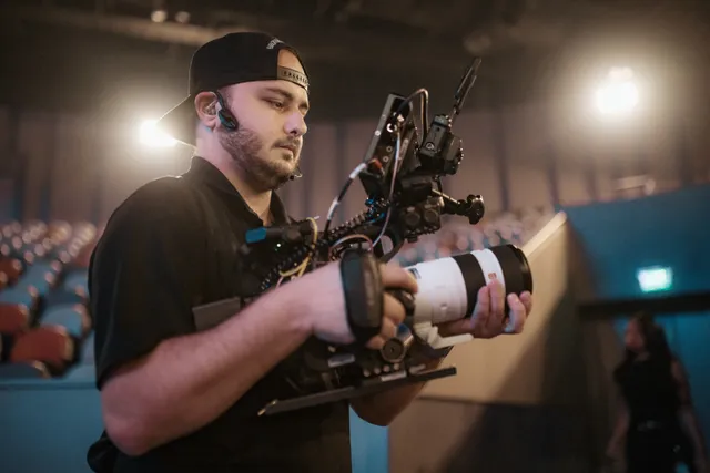 Reviewing footage at a live venue